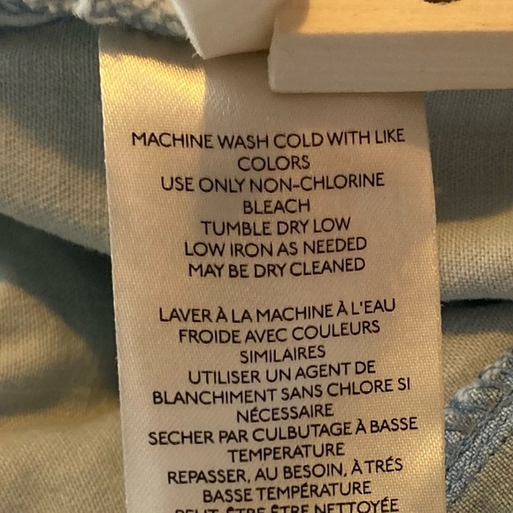 Free People Daisy Baby Patchwork Denim Top with Wide Collar and Ruffle Detail - Picture 7 of 13